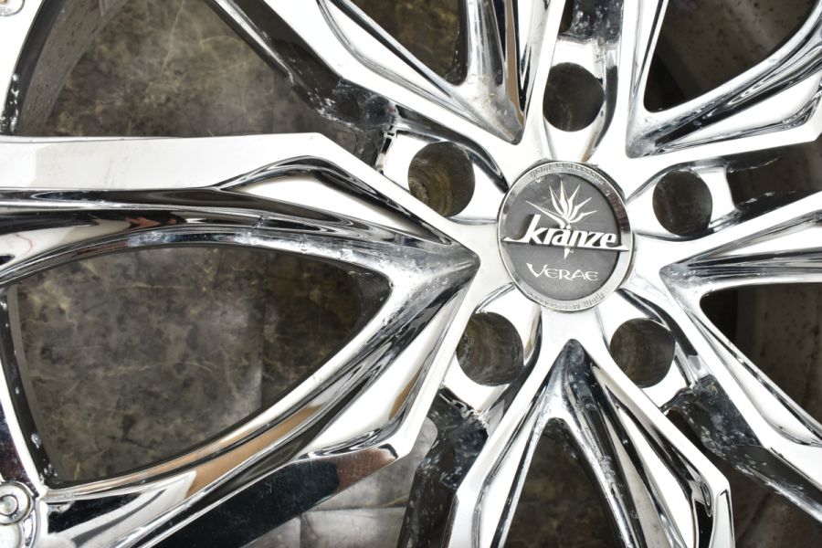 3ピース ドレスアップ用に】Weds Kranze VERAE 20in 8.5J +27 +14
