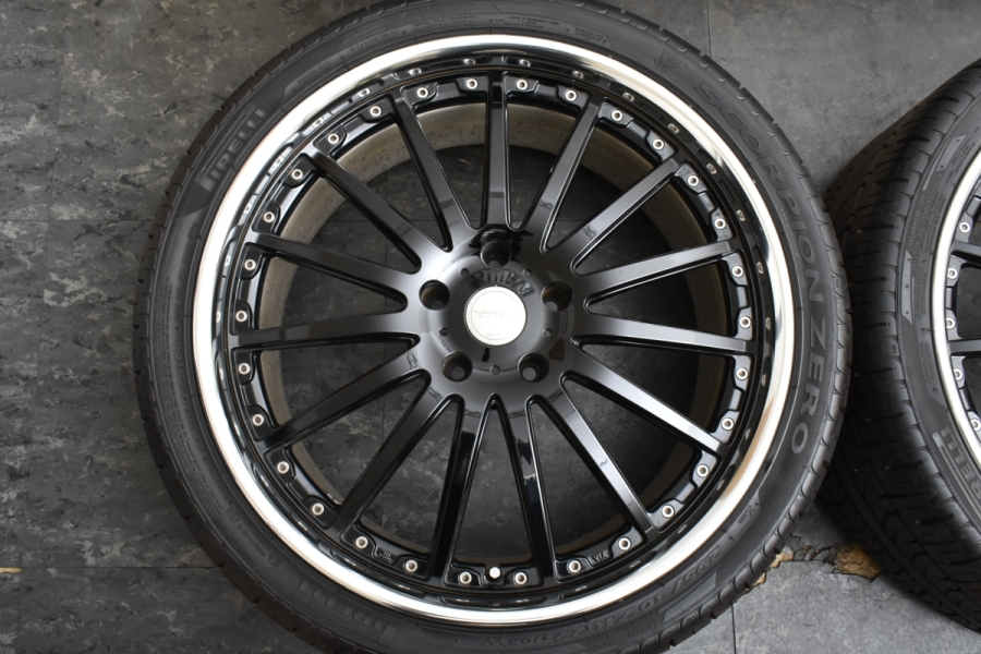 程度良好品】SEIKEN NKB エリート S-15 22in 9.5J +50 PCD130