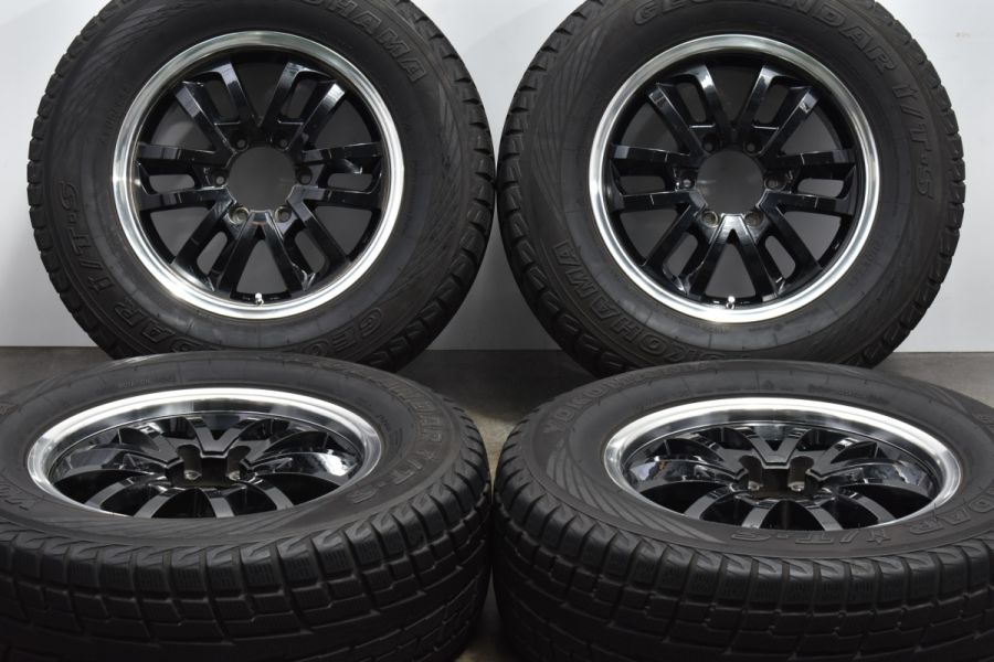 【良好品】レアマイスター 17in 7.5J +30 PCD139.7 ヨコハマ ジオランダー i/T-S 265/65R17 プラド ハイラックス  ハイラックスサーフ