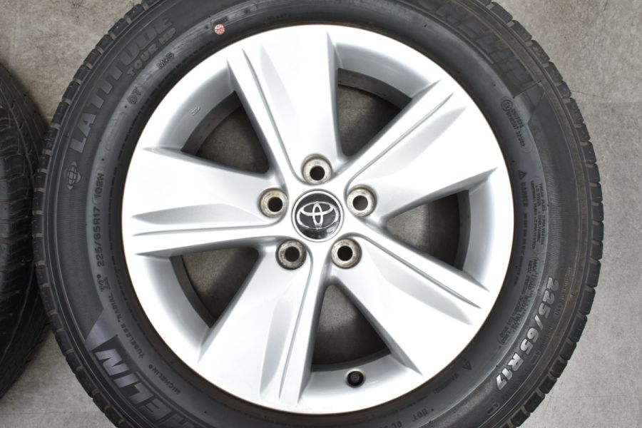 トヨタ 60 ハリアー エレガンス 純正 17in 7J +39 PCD114.3 ミシュラン 
