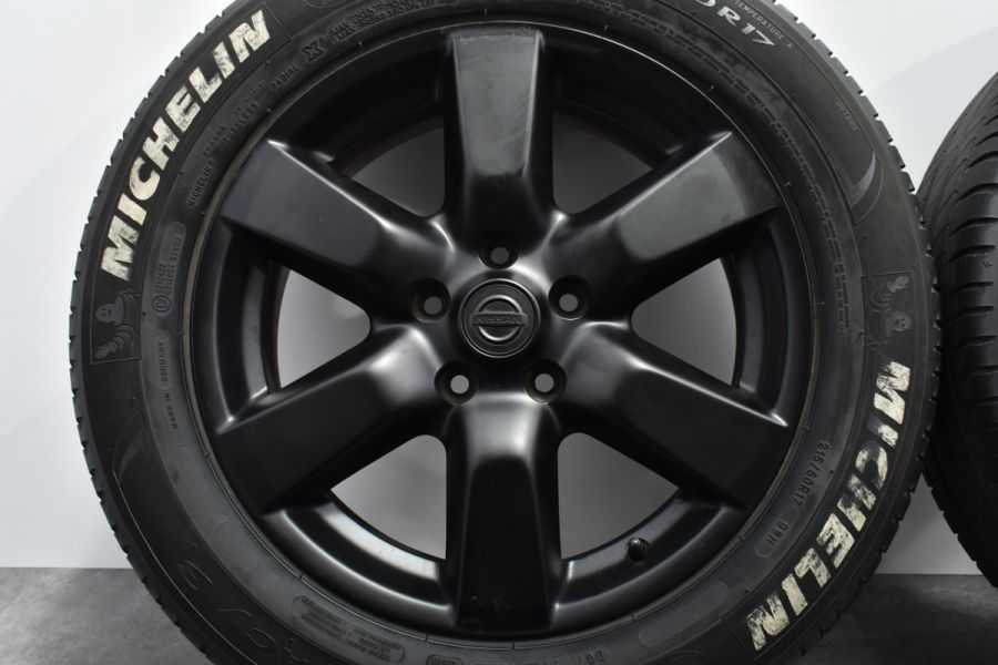 カスタムペイント】ニッサン T31 エクストレイル 純正 17in 6.5J +45 PCD114.3 ミシュラン プライマシー3 215/60R17  エルグランド 流用 中古 タイヤホイールセット | パーツ販売ナンバーワン