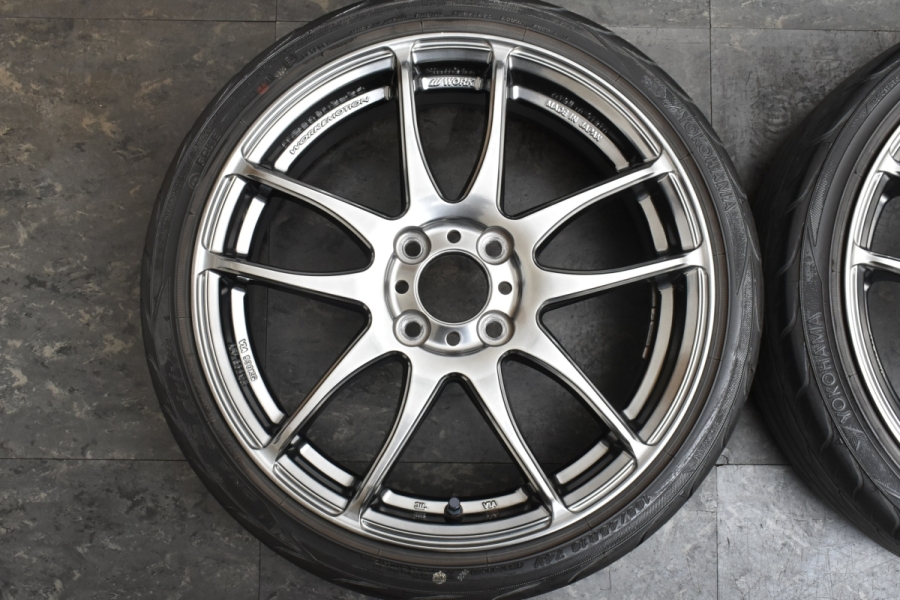 程度良好品】WORK EMOTION CR Kiwami 極 16in 5.5J +45 PCD100 程度良好品】WORK EMOTION CR Kiwami 極 16in 5.5J +45 PCD100