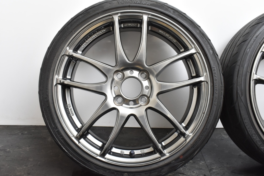 【程度良好品】WORK EMOTION CR Kiwami 極 16in 5.5J +45 PCD100 ヨコハマ Sドライブ 165/45R16  N-BOX N-ONE MRワゴン アルト タント ミラ