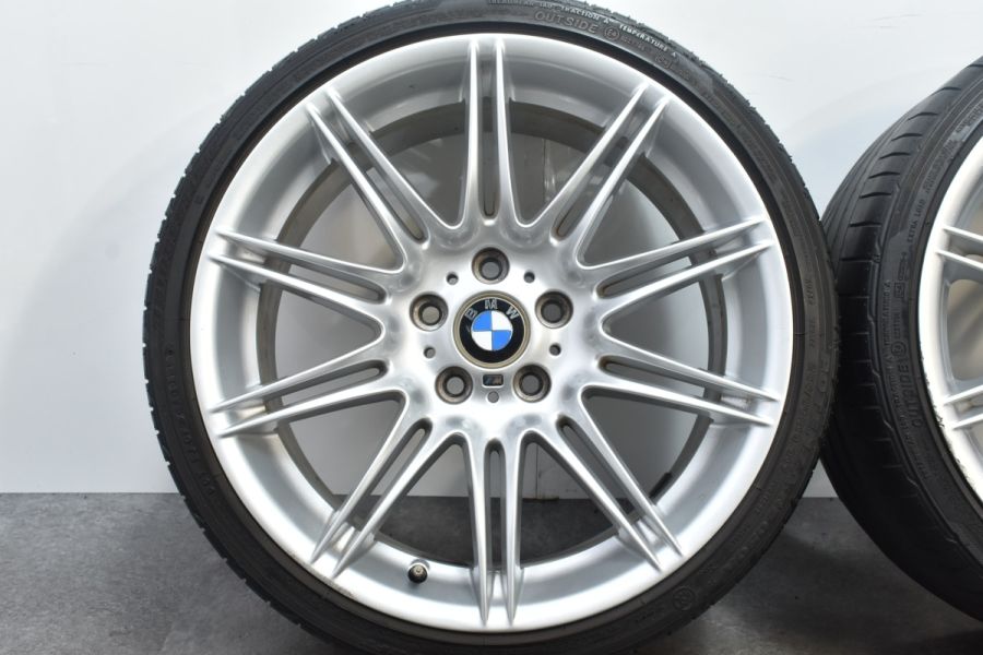 希少 正規品】BMW E90 E91 E92 3シリーズ 純正OP 19in 8J+37 9J+39 PCD120 225/35R19  255/30R19 Mダブルスポーク 225 8037141/8037142 中古 タイヤホイールセット | パーツ販売ナンバーワン