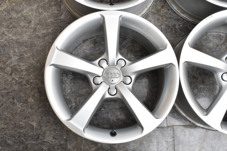 程度良好品】アウディ 8V A3 純正 17in 7.5J +43 PCD112 4本セット