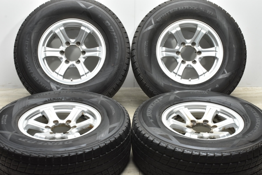 【大特価】キーラー 16in 7J+26 PCD139.7 ダンロップ ウィンターマックス SJ8 265/70R16 90 プラド  ハイラックスサーフ サファリ