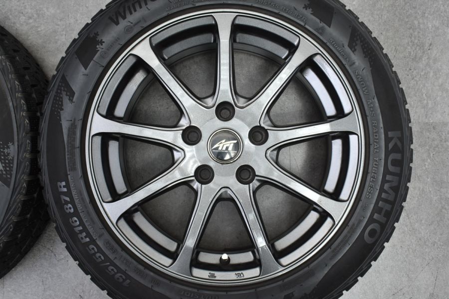 ホイール美品】BADX AFT BERTZEN 16in 6.5J +50 PCD112 KUMHO 195