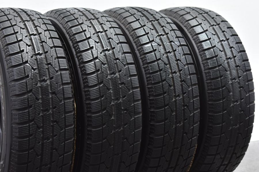 程度良好品】フィアット 500 純正 14in 5.5J +35 PCD98 トーヨー ガリット GIZ 175/65R14 ホイールキャップ付属  スタッドレス 中古 スタッドレスタイヤホイールセット | パーツ販売ナンバーワン