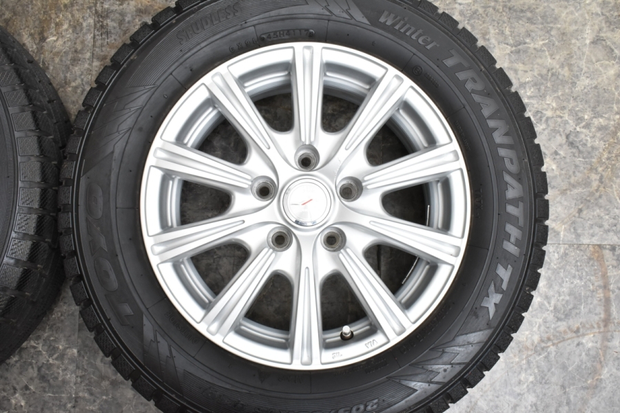 【程度良好品】Weds ジョーカー 15in 6J +43 PCD114.3 トーヨー ウインタートランパス TX 205/65R15 ノア  ヴォクシー ステップワゴン