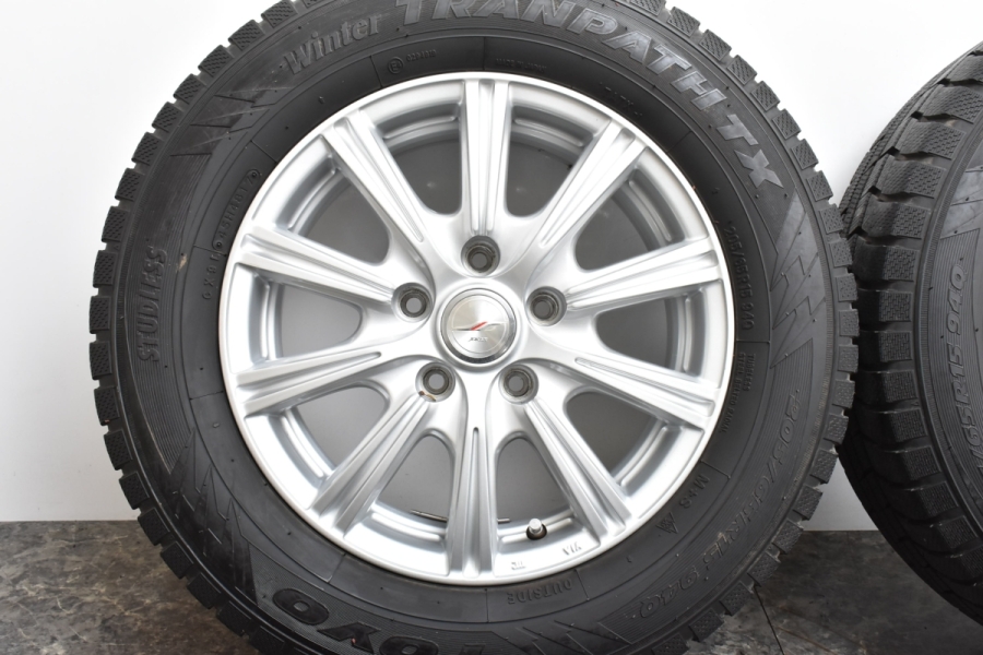 【程度良好品】Weds ジョーカー 15in 6J +43 PCD114.3 トーヨー ウインタートランパス TX 205/65R15 ノア  ヴォクシー ステップワゴン