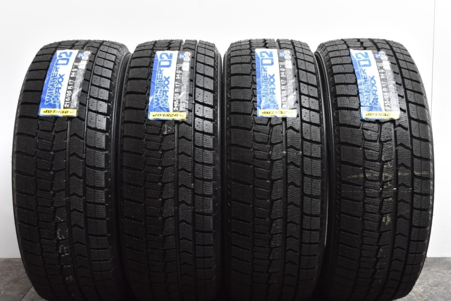 2021年製 ラベル付き未使用品】ダンロップ ウインターマックス WM02 215/55R17 スタッドレス 4本 クラウン カムリ ヴェゼル  オデッセイ 中古 スタッドレスタイヤのみ | パーツ販売ナンバーワン