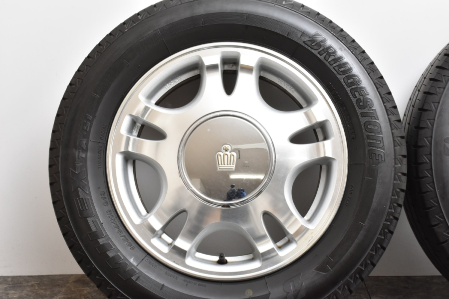 程度良好品】トヨタ GXS12 クラウンセダン 純正 15in 5.5J +45 PCD114