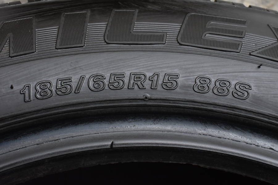 2020年製 タクシー用タイヤ】ブリヂストン MILEX TA-51 185/65R15 サマータイヤ 4本 ジャパンタクシー アクア カローラ bB  フィット 中古 タイヤのみ | パーツ販売ナンバーワン