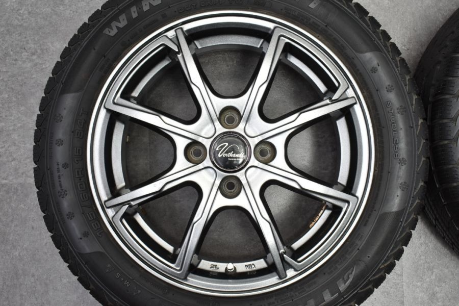 程度良好品】Verthandi 15in 5.5J +43 PCD100 ATR ウィンター101