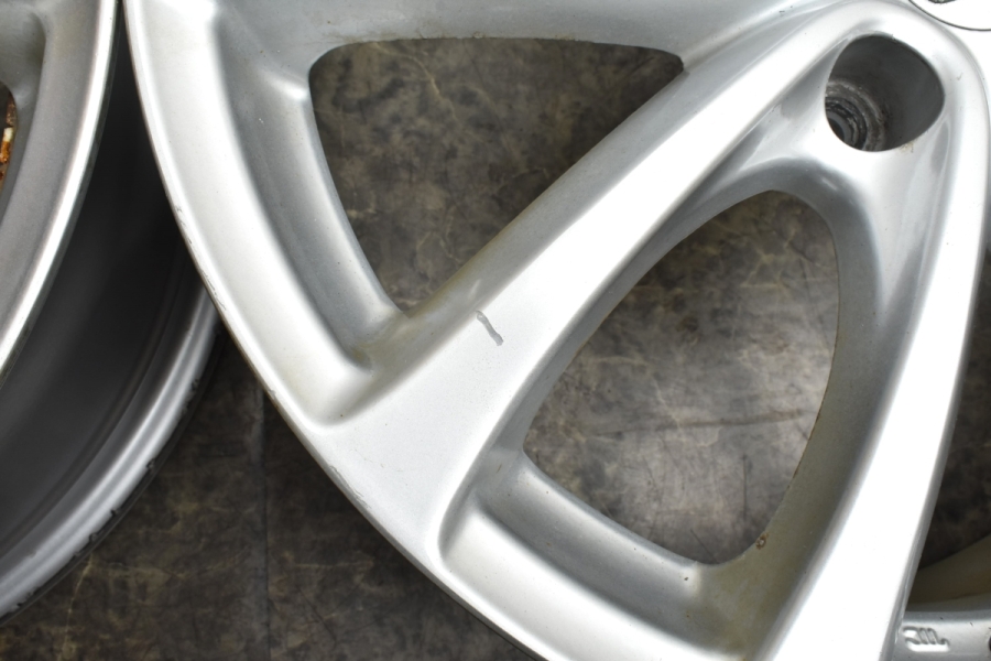 程度良好品】MW2 MP-02 17in 7J +48 PCD114.3 ホイールのみ 4本