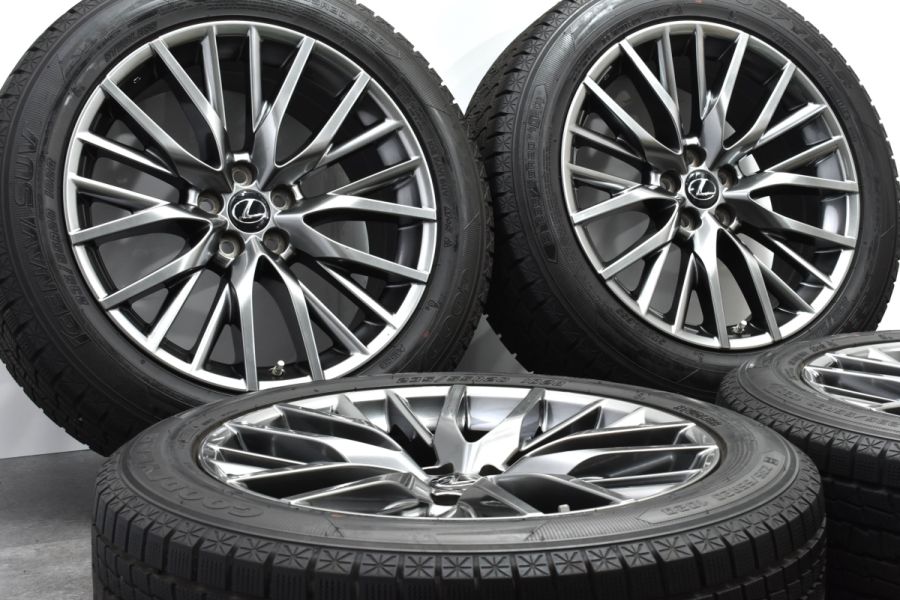 美品 センサー付き】レクサス RX450h Fスポーツ 純正 20in 8J +30 PCD114.3 グッドイヤー アイスナビ SUV  235/55R20 TPMS バリ溝 中古 スタッドレスタイヤホイールセット | パーツ販売ナンバーワン