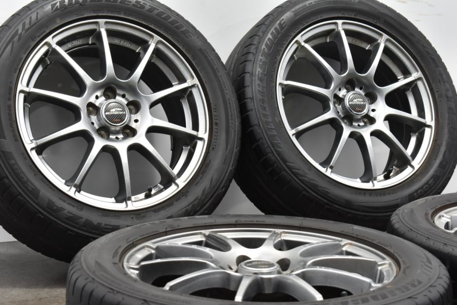 シュナイダー 16in 6.5J +48 PCD100 ブリヂストン ポテンザ S001 205