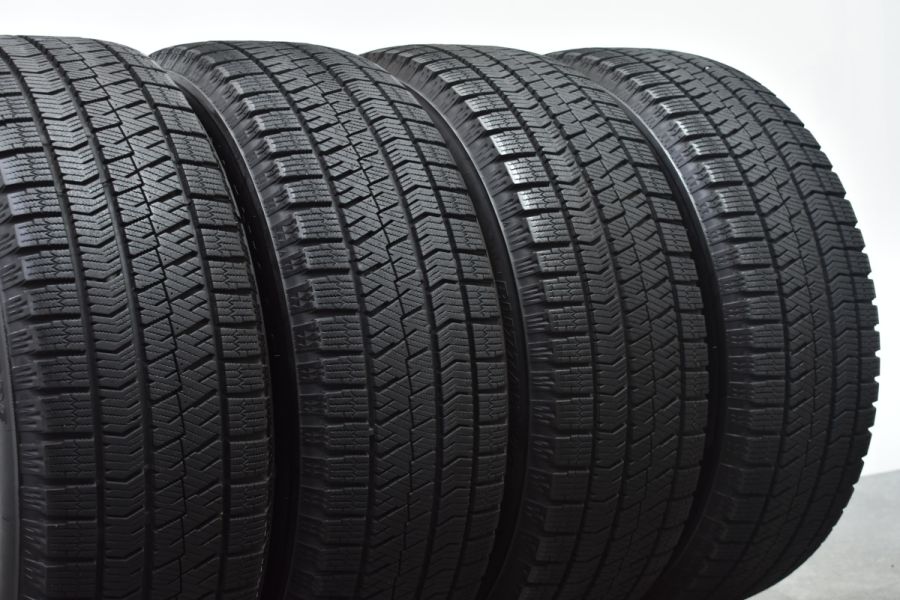 【美品】トップラン VR5 16in 6.5J +54 PCD114.3 ブリヂストン ブリザック VRX2 215/60R16 オデッセイ ヴェゼル  CX-3 MPV バリ溝