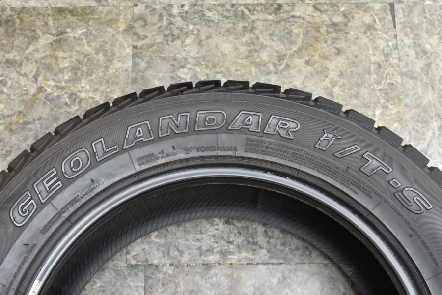 8.5分山 バリ溝】ヨコハマ ジオランダー i/T-S 275/55R19 スタッドレス 4本 W463 Gクラス G350d G550 ゲレンデ GL クラス X164 X166 中古 スタッドレスタイヤのみ | パーツ販売ナンバーワン