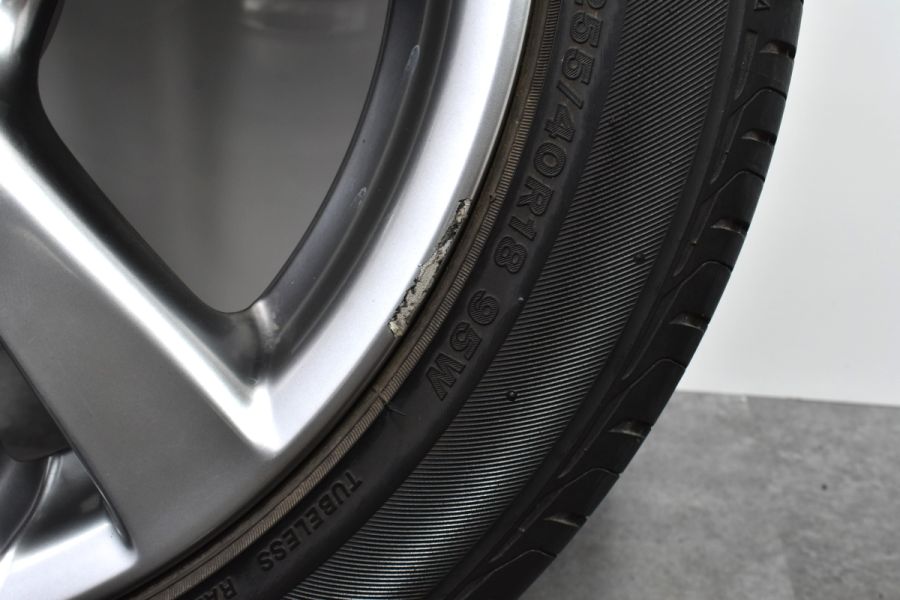 LS純正ホイール　ブリヂストン　レグノ 程度良好品】レクサス IS バージョンS 後期 純正 18in 8J +45