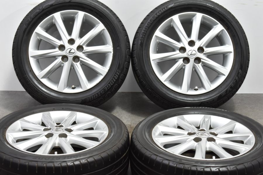 レクサス CT200h 純正 16in 6J +45 PCD100 ブリヂストン プレイズ PX 205/55R16 プリウス カローラツーリング  スポーツ 流用 中古 タイヤホイールセット | パーツ販売ナンバーワン