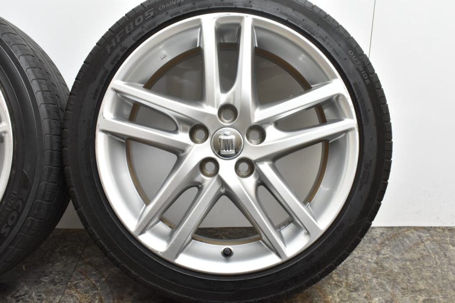 200系クラウンアスリート 後期 純正ホイール 225/45R18 4本セット