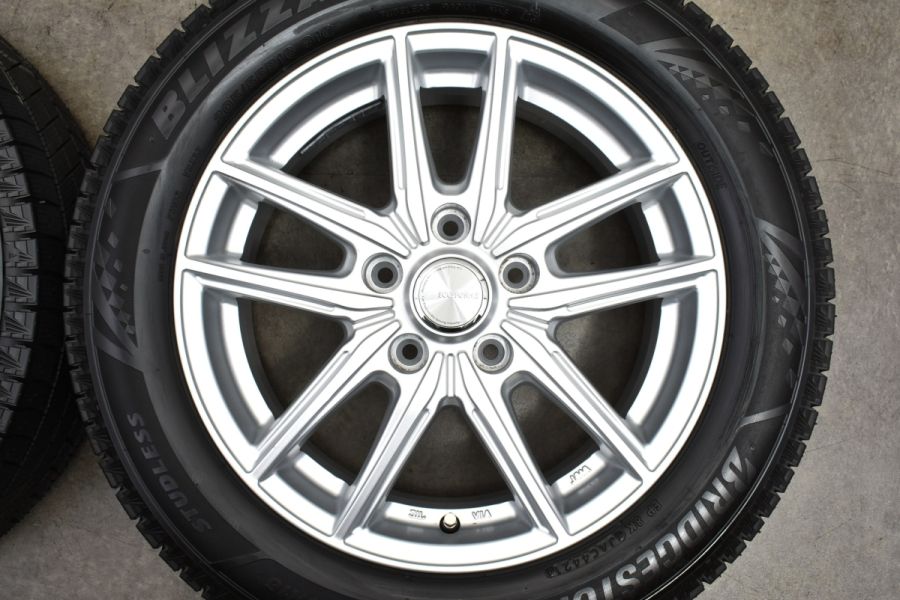 美品 超バリ溝 VRX3付】エコフォルム 16in 6.5J +54 PCD114.3