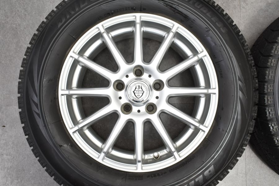 【程度良好品】ジョーカー 16in 6.5J +40 PCD114.3 ブリヂストン ブリザック VRX 215/65R16 アルファード  ヴェルファイア エルグランド