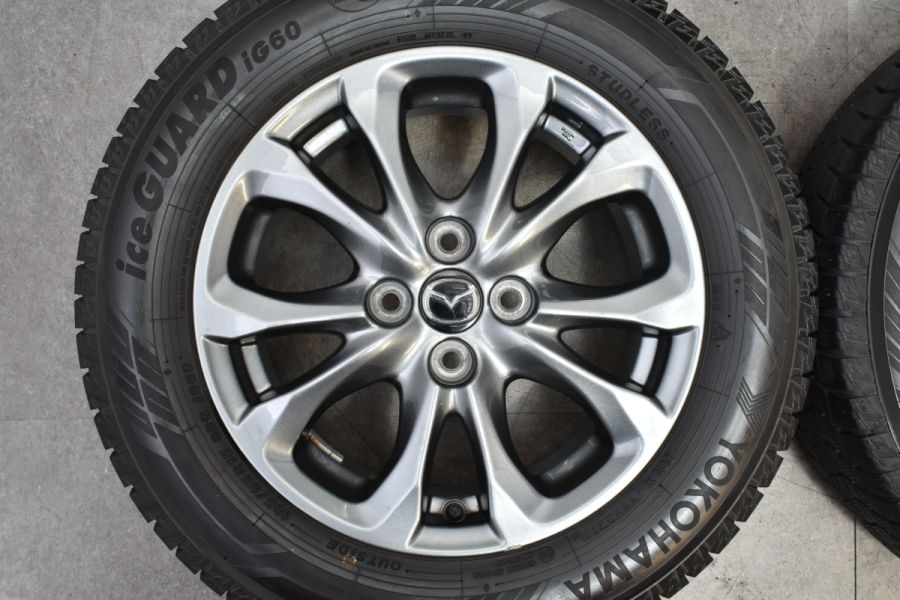 程度良好品】マツダ DJ系 デミオ 純正 15in 5.5J +40 PCD100 ヨコハマ