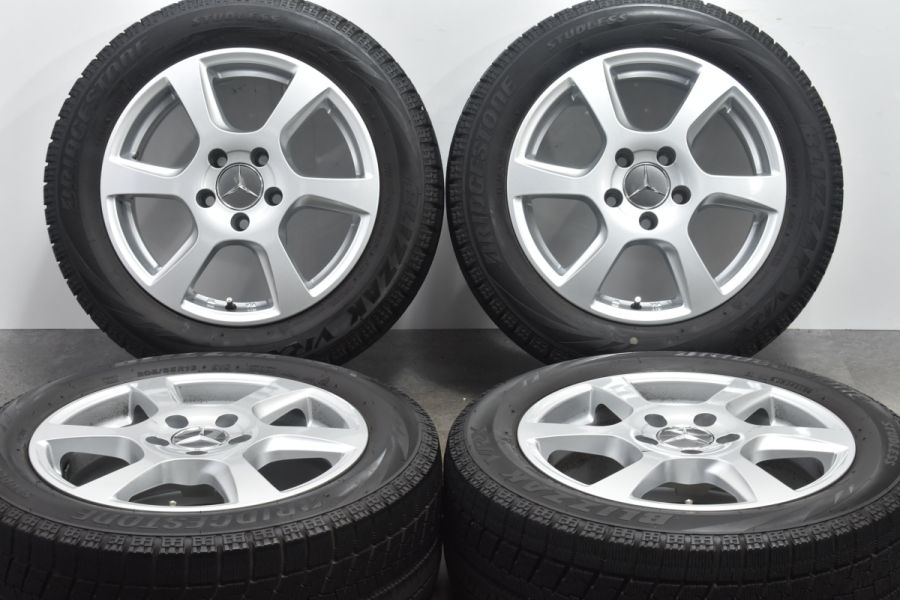 【程度良好品】MAK 16in 7J +48 PCD112 ブリヂストン ブリザック VRX 205/55R16 ベンツ W176 Aクラス W246  Bクラス C117 CLA