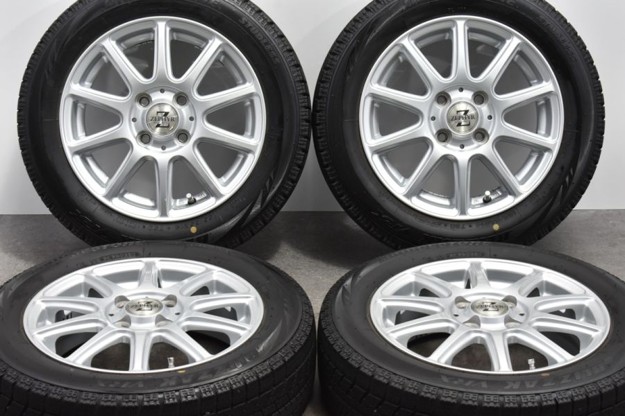 【程度良好品】ゼファー 14in 4.5J +43 PCD100 ブリヂストン ブリザック VRX 155/65R14 N-BOX WGN デイズ  サクラ ワゴンR タント ムーヴ