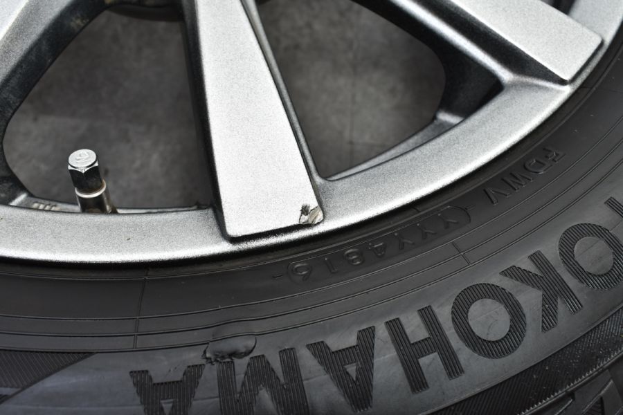 程度良好品】GRASS ZX 16in 6.5J +48 PCD114.3 ヨコハマ アイス