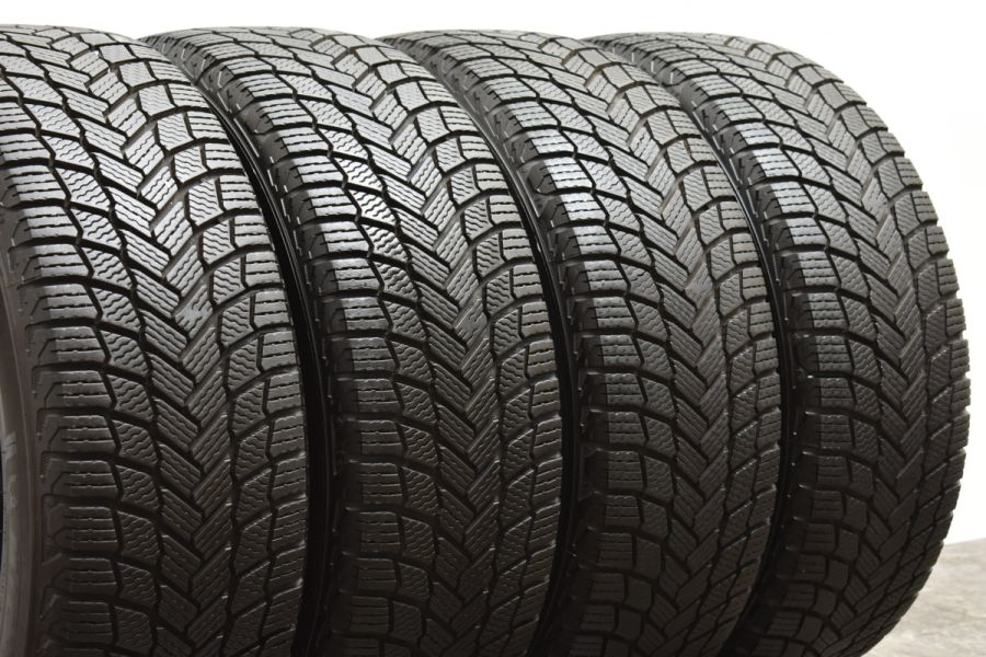 美品 超バリ溝 ボルボ専用設計品】VST ?Type ST2 17in 7J +39 PCD108 ミシュラン X-ICE SNOW 225/50R17  S60 V60 V70 V40CC ブラポリ 中古 スタッドレスタイヤホイールセット | パーツ販売ナンバーワン