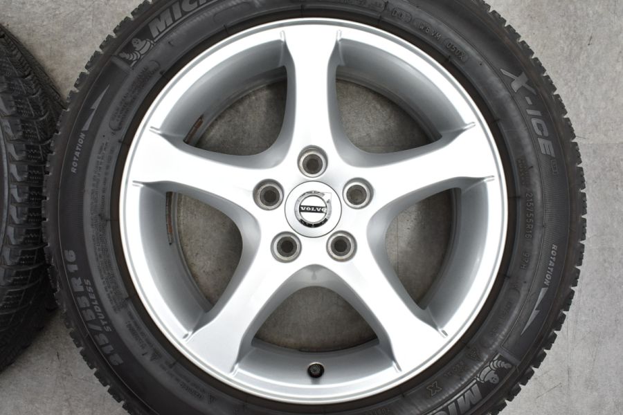 良好品】ボルボ V60 S60 純正 16in 7J +50 PCD108 ミシュラン X-ICE XI3 215/55R16 品番:30794836  スタッドレス 交換用 VOLVO 中古 スタッドレスタイヤホイールセット | パーツ販売ナンバーワン