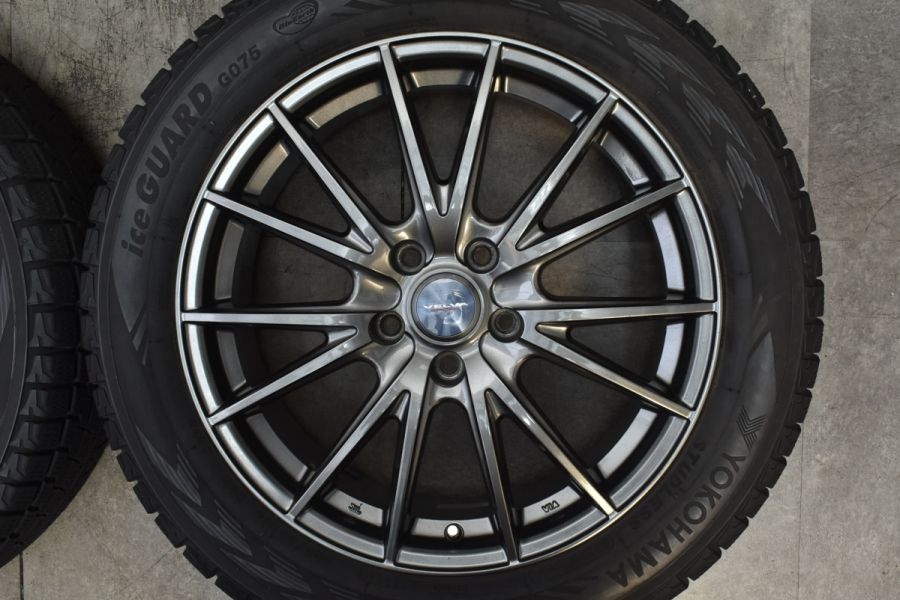 程度良好品】Weds VELVA SPORT 18in 7J +48 PCD114.3 ヨコハマ アイスガード G075 225/55R18 SK  フォレスター XV 中古 スタッドレスタイヤホイールセット | パーツ販売ナンバーワン