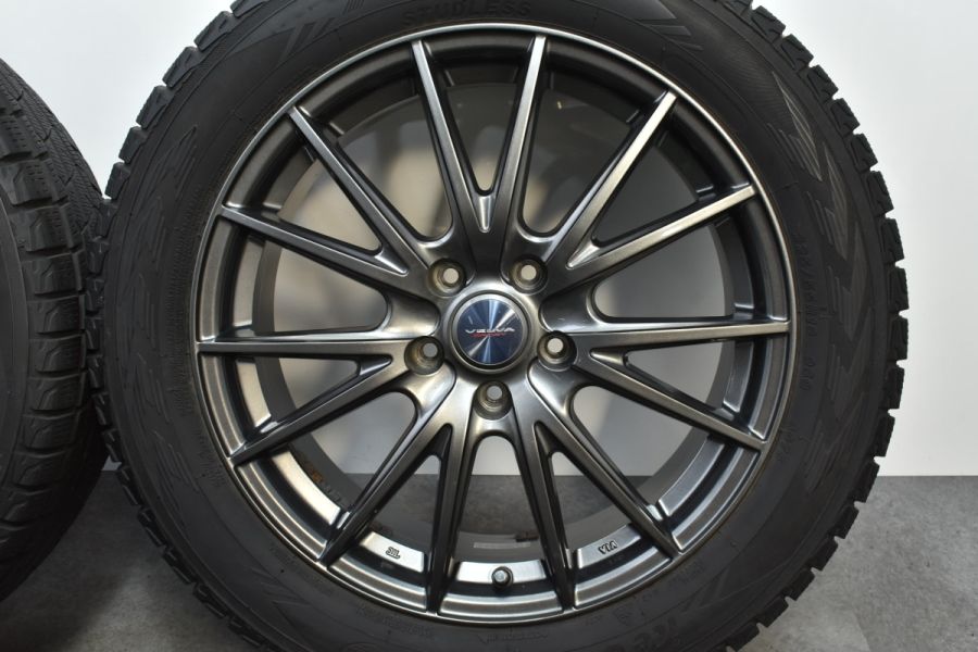 程度良好品】Weds VELVA SPORT 18in 7J +48 PCD114.3 ヨコハマ アイス