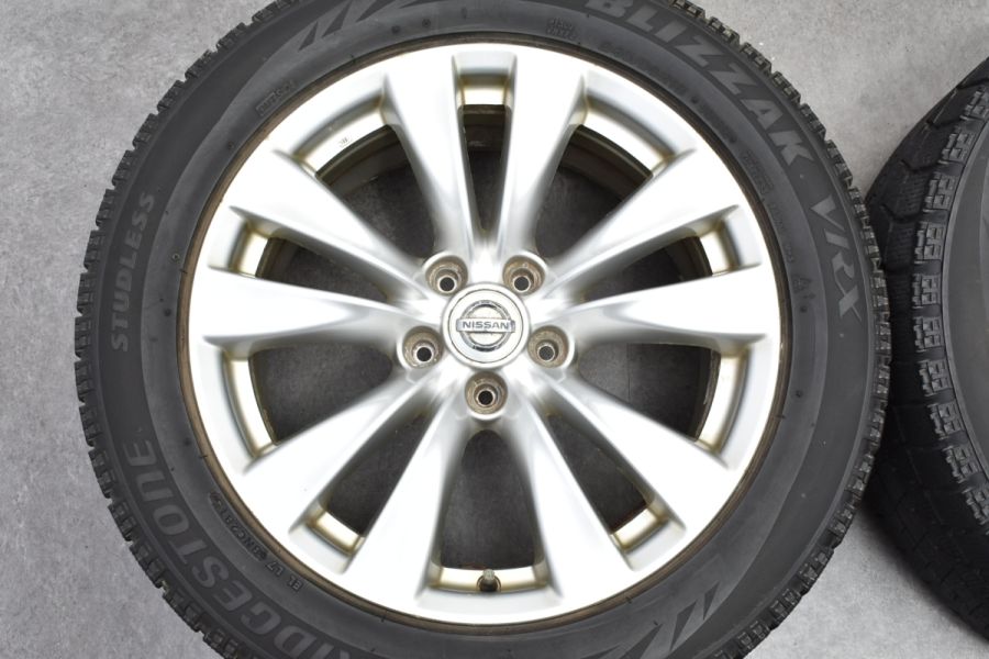 大特価】ニッサン Y51 フーガ 純正 18in 8J +43 PCD114.3 ブリヂストン 