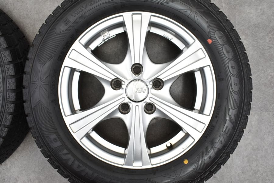 中古バリ溝グッドイヤースタッドレスセット195⁄70R15 ライズ、ロッキー
