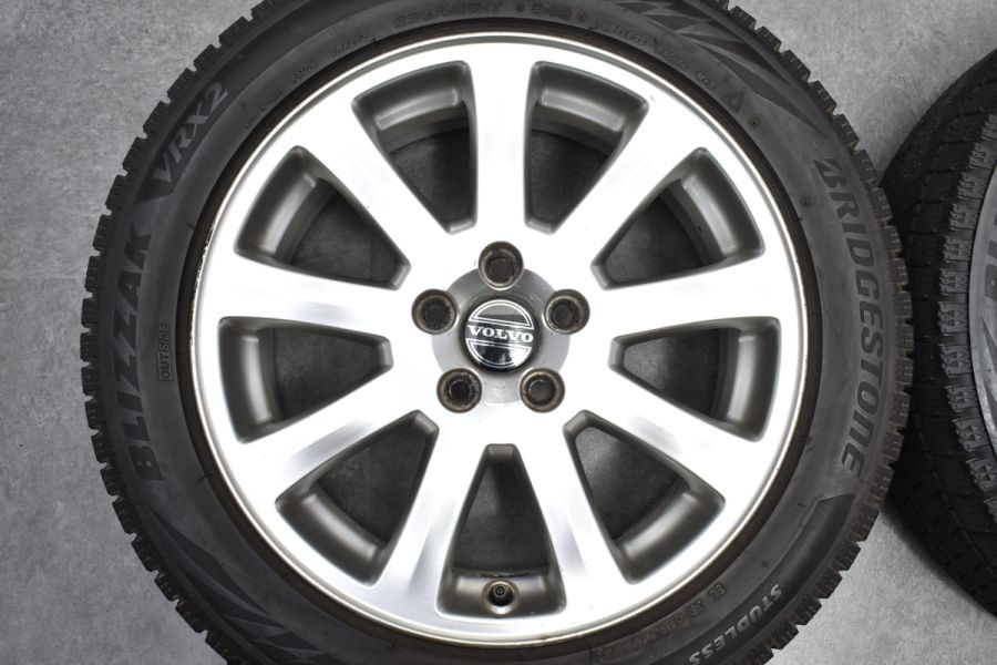 正規品】ボルボ 純正 7J +49 PCD108 ブリヂストン ブリザック VRX2 225/50R17 品番：8634739 VOLVO S60  S80 V40 V60 V70 中古 スタッドレスタイヤホイールセット | パーツ販売ナンバーワン