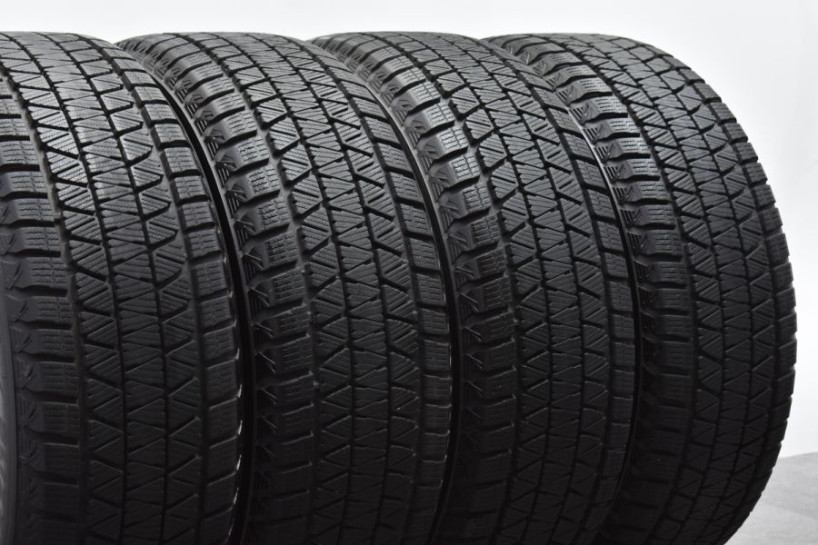 【バリ溝 美品】ボルベット タイプV 18in 7J +43 PCD112 ブリヂストン ブリザック DM-V3 235/55R18 アウディ Q3  VW ティグアン