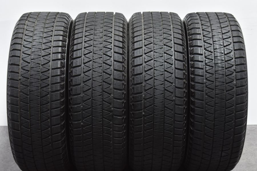 【バリ溝 美品】ボルベット タイプV 18in 7J +43 PCD112 ブリヂストン ブリザック DM-V3 235/55R18 アウディ Q3  VW ティグアン