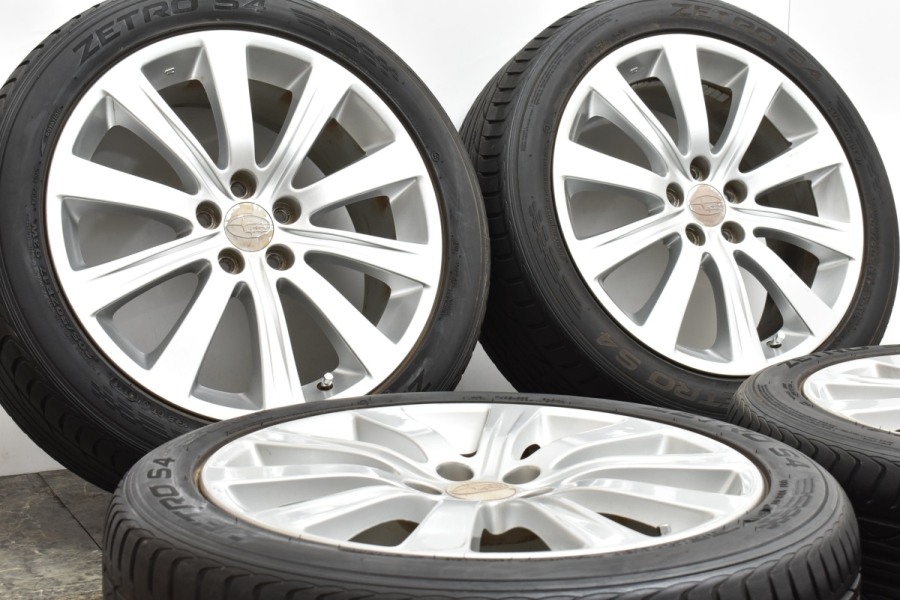 17インチタイヤホイールセット エクシーガ 大特価】スバル エクシーガ 純正 17in 7J +55 PCD100 ZETRO S4 205