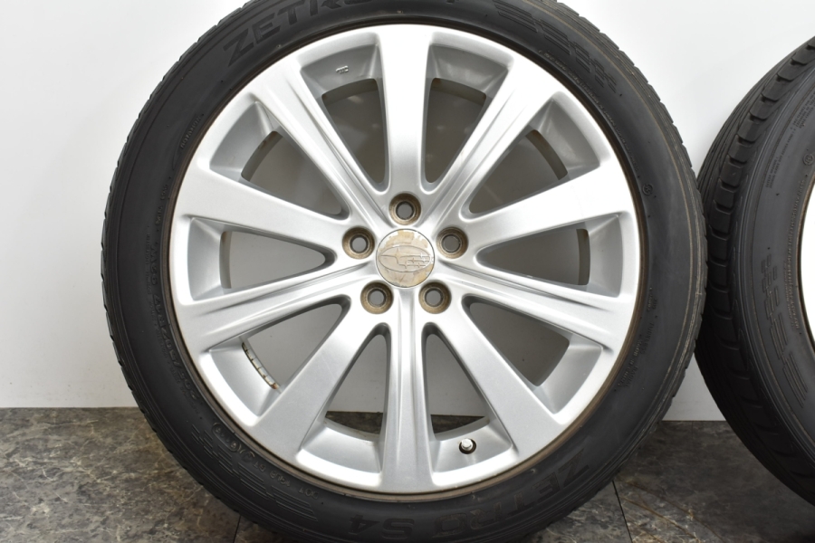 大特価】スバル エクシーガ 純正 17in 7J +55 PCD100 ZETRO S4 205