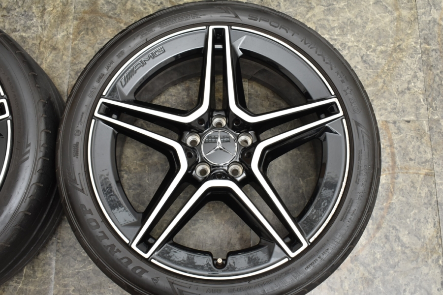 【数少ない黒】メルセデスベンツ　W257　CLSクラス純正　AMG5スポーク 数少ない黒】メルセデスベンツ W257 CLSクラス純正 AMG5スポーク