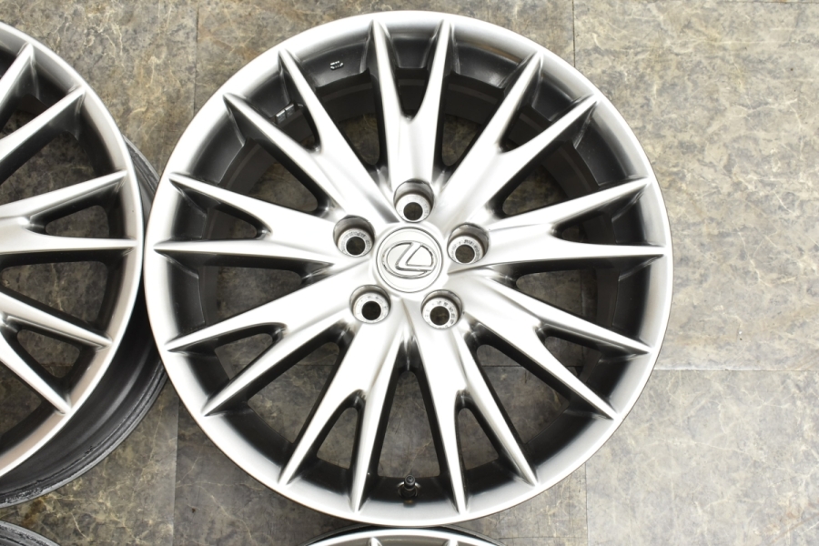 レクサスgs 300hバージョンL純正18inchアルミホイールセット ハイグロス】レクサス GS バージョンL 純正 18in 8J +45 PCD114