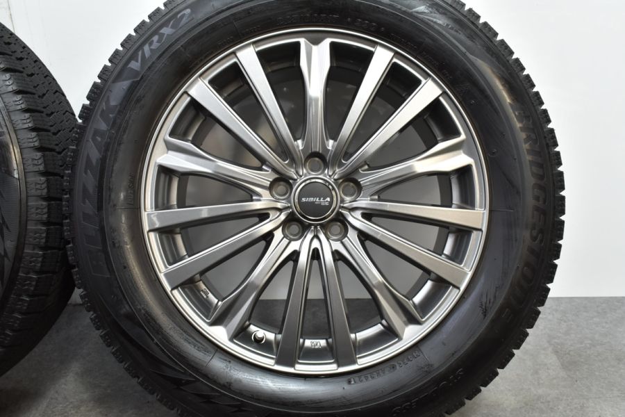 【美品】トピー シビラ ネクスト W5 17in 7J +53 PCD100 ブリヂストン ブリザック VRX2 225/60R17 フォレスター  XV レガシィアウトバック