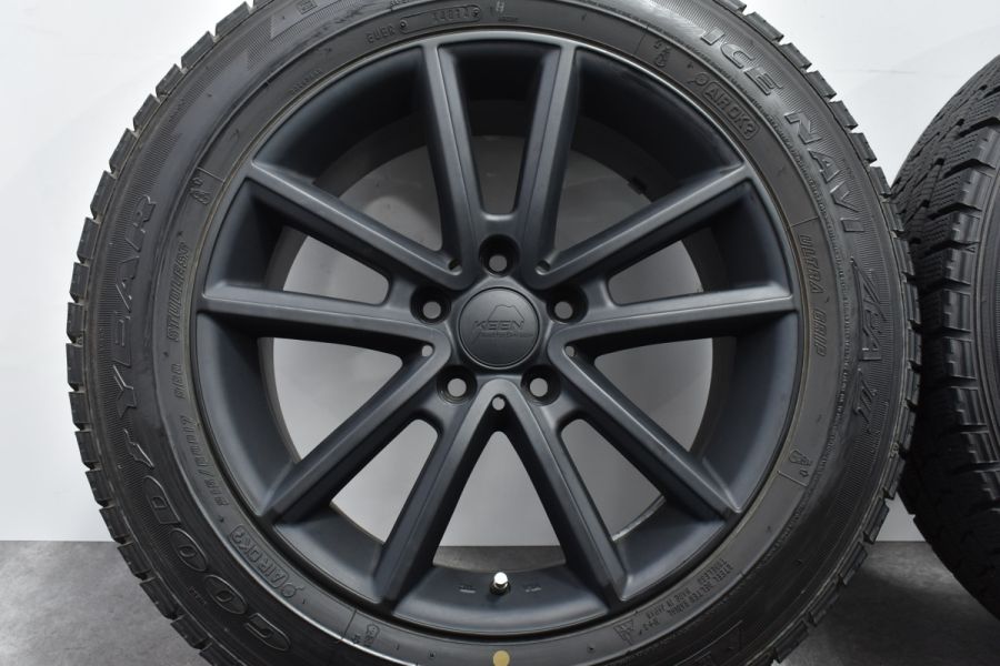 程度良好品】KEEN 17in 7.5J +45 PCD114.3 グッドイヤー アイス