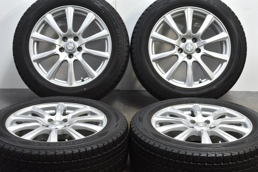 美品】Weds ジョーカー 18in 7.5J +38 PCD114.3 ダンロップ ウインター