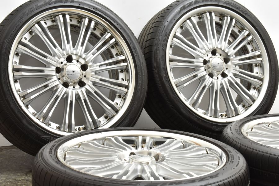 2ピース ドレスアップ用に】WALD RENOVATIO R12 20in 8.5J +30 PCD120 ファルケン アゼニス FK510 245/ 40R20 4本 LS460 LS600h F01 中古 タイヤホイールセット | パーツ販売ナンバーワン