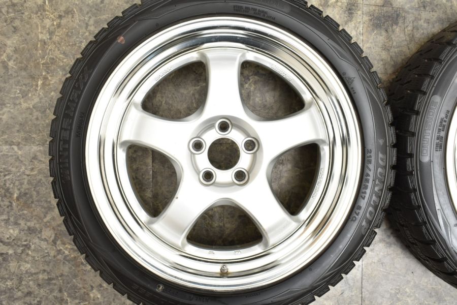 深リム】WORK MEISTER S1R 17in 7.5J +35 PCD100 ダンロップ